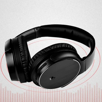 Low-Latency Headset Bluetooth 5.0, Hlava-montáž ANC Šumu Slúchadlá, Super Bass Headset