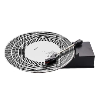 LP Vinyl Gramofónu Phono Tachometra Kalibrácia Strobo Disk Stroboscope Mat 33 45 78 ot. / MIN.
