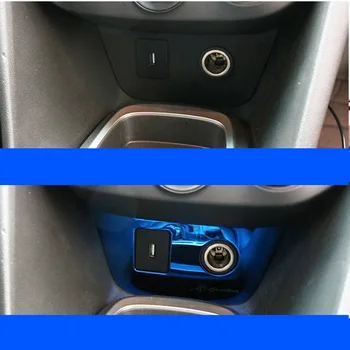 Lsrtw2017 auto centrum Cigaretový zapaľovač panel trim USB dekorácie pre chevrolet cavalier 2016 2017 2018 2019 2020