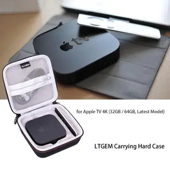 LTGEM EVA Čierne púzdro pre Apple TV 4K(32GB/64GB,Najnovší Model)
