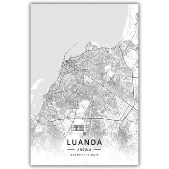 Luanda Angola Mapu, Plagát