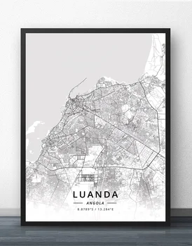 Luanda Angola Mapu, Plagát