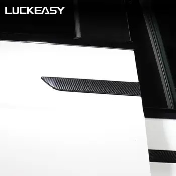 LUCKEASY Dverí rukoväť výbava pásy Pre tesla model X 2016-2020 ABS dvere Auta dekorácie, nálepky 4pcs/set