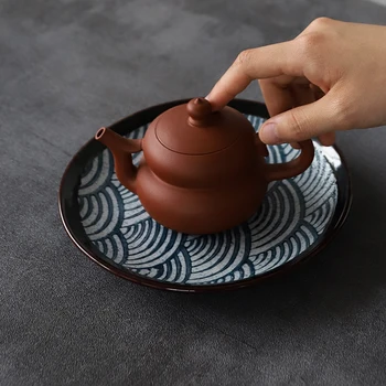 LUWU keramická kanvica trivets kolo čaj hrniec držiaky na ručné slúžiace zásobník príslušenstvo