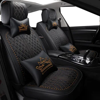Luxusné Auto automobily Cowhide kožené autosedačky kryt Pre LEXUS GS300 RX450h IS250 LS LX ES auto príslušenstvo styling-v Automo