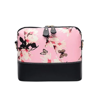 Luxusné Kabelky Ženy Tašky Kožené Dizajnér tašky cez Rameno 2019 Messenger Ramenný Crossbody Tašky Ženy Taška S Butterfly Kvetinový