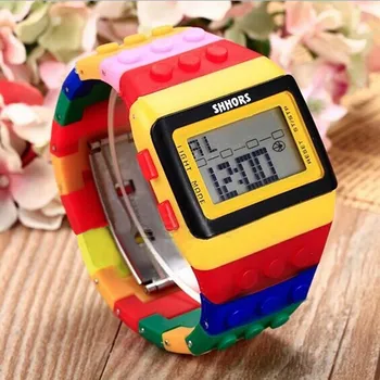 Luxusné Náramkové hodinky Unisex Farebné Digitálne Náramkové Hodinky Vonkajšie Športové Život Nepremokavé 2018 Hot Predaj Kvalitné hodinky prúd#070
