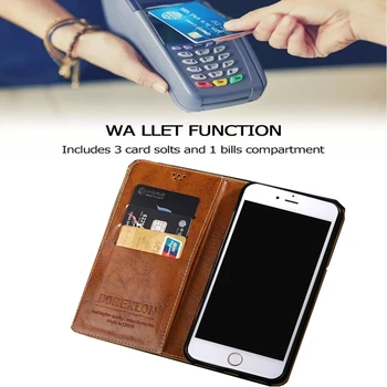 Luxusné Peňaženky Knihy PU Kožené Telefónu, Pre iPhone 12 Max mini 11 Pro Max XR XS Max 5 5S SE 2020 6 7 8 + 6 S Retro Zadný Kryt