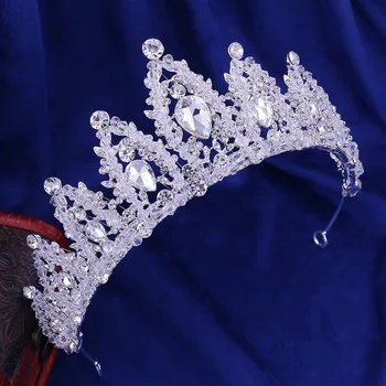 Luxusné Podiel Á Drahokamu Crystal Faux Perlový Náhrdelník Náušnice Šperky Set Pre Nevesta Svadobné Afriky Bižutérie Sady