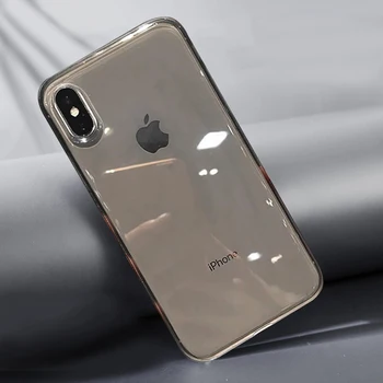 Luxusné Shockproof Priehľadné Silikónové puzdro Pre Apple iPhone 11 pro X XS XR Max 6 6 7 8 Plus Mäkké, Módne Jasné Kryt Funda