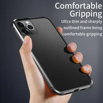 Luxusné Slim Hliníkový Bumper puzdro Prípade mobilného telefónu Iphone Móda Pre iPhone Mini Pro Nárazníka Promax 12 Prípade Y0D9