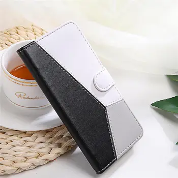 Luxusné Spájať Farba Peňaženky, Kožené Telefón Prípadoch Pre Xiao Redmi Poznámka 9S 9 Pro Max 8T 8 7 Pro Redmi 7A 8A 9 Prípade Flip Cover Shell