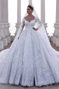Luxusné Svadobné Šaty Princezná Dlhé Šaty 2020 bez Ramienok Lištovanie Svadobné Šaty Sweatheart Šaty High-end Svadobné Šaty платье