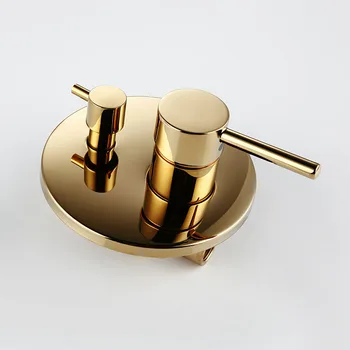 Luxusné Zlaté Mosadz Sprcha Set Moderné Závesné Stropné Sprcha Systém Home Hotel Kúpeľňa Úsporu Vody, Batérie, Sprcha