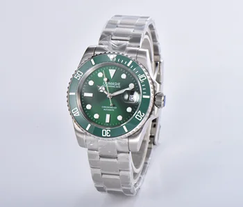 Luxusné značky automatické mechanické hodinky pre pánske hodinky muži 40 mm zafírové sklo Svetelný dátum Nehrdzavejúcej ocele