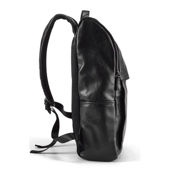 Luxusné Značky Batoh Mužov Antitheft Školské tašky Kožené Cestovná Taška Muž Bežné Bagpack Pre Teenager, 14