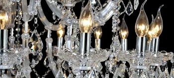 Luxusný Veľký Krištáľový Luster Osvetlenie Mária Terézia Crystal Svetlo pre Hotel Projektu Reštaurácia Listry Luminaria Lampa