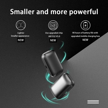 LYMOC Pravda Bezdrôtové Slúchadlá Bluetooth 5.1 Slúchadlá TWS Hifi Stereo Slúchadlá s vysokou Mikrofón s Potlačením Hluku pre všetky telefóny