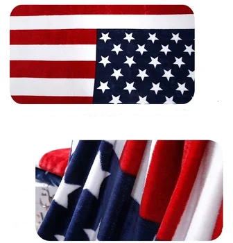 LYN&GY 2018 Nové Kanada Britskej Vlajky/American Flag Multifunkčné Prikrývky Mäkká Flaušová Tenké Pléd, Tlač Vzduchu Gauč Hodiť Deka