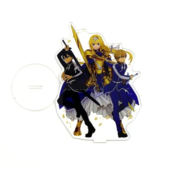 Láska Ďakujem SAO Sword Art Online Alicization Kirito Eugeo Alice HF akrylový stojan na obrázku model doska držiak tortu vňaťou anime