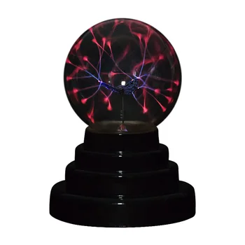 Láva Plasma Ball Lampa Box Lightning nočné svetlo Magické Retro Ľahký 3-Palcový Deti Vianočný Večierok Cristal Darček Miestnosti Dekorácie USB