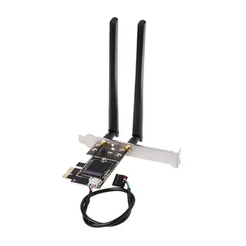 M. 2 NGFF PCI-E Converter Ploche Bezdrôtové WiFi, Bluetooth, Sieťové Karty Adaptéra Rada