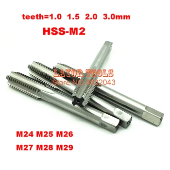 M24 M25 M26 M27 M28 M29 zuby=1.0 1.5 2.0 3.0 mm HSS-M2 Stroj ťuknite na Spracovanie: oceľ doprava Zadarmo