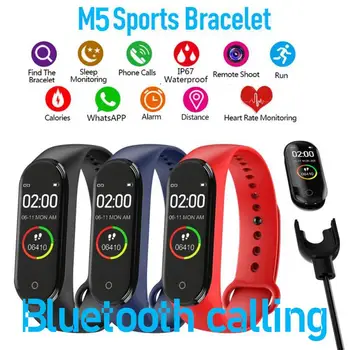 M5 kapela Smartband M5 Inteligentný Náramok Športový Náramok Srdcovej frekvencie, Krvného Tlaku Kyslíka Pripomienka Náramky Smart Kapela hot predaj