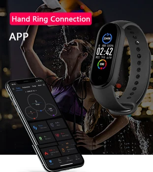 M5 Smart Hodinky Fitness Tracker Náramok Bluetooth 4.0 Srdcovej frekvencie Detekcie Šport Smart Sledovať Zdravie a Krása Smartwatch 2021