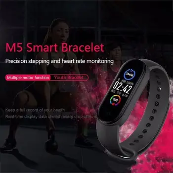 M5 Šport Fitness Tracker Smartband Inteligentný Náramok Krvného Tlaku, Tepovej Frekvencie Smart Band Náramok Muži Ženy