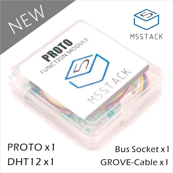 M5Stack Úradný Experimentálne Preto Rada Súbor súčasťou DHT12 Autobus Socke Grove Kábel pre ESP32 Basic Kit & Mpu9250 Držiak pre Arduino