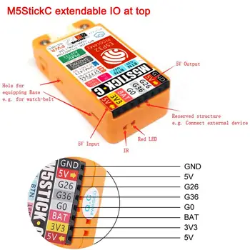 M5StickC ESP32 PICO Mini internet vecí Vývoj Doska Prst Počítač s Farebným LCD Obrazovky Pre Pc a UIFlow Programovanie