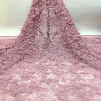 Madison francúzsky 3D Tylu Čistý Čipky Textílie 2020 Vysokú Kvalitu Najnovších Afriky Čipky Tkaniny, Výšivky Nigérijský Tylu Čipky Textílie