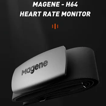 MAGENE Mover H64 Duálny Režim Srdcového tepu Ant+ Bluetooth Nastaviteľné hrudníkový snímací pás Počítač požičovňa Wahoo Garmin BT