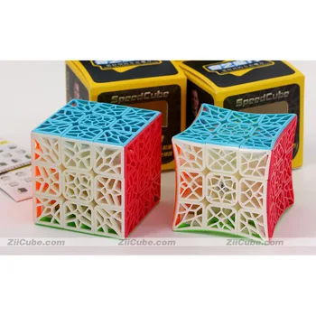 Magic cube puzzle QiYi QiYi 3x3x3 kocka DNA Rovine Konkávne 3x3 špeciálny tvar profesionálne rýchlosť kocka vzdelávacie hračky Nový Príchod