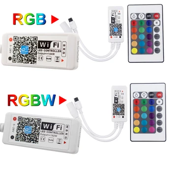 Magic Domácej WIFI Led Regulátor pre Led Pásy Bluetooth Hudby RGBW RGB Controller Led Wifi RGB RGBW Radič