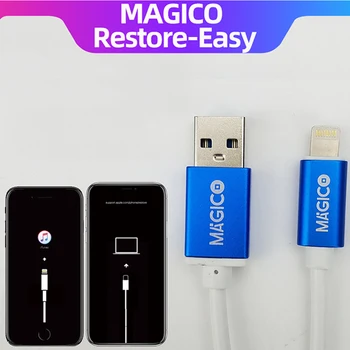 Magico Obnoviť - Jednoduché Kábel pre iPhone, iPad Automatického Obnovenia Automatické DFU módu Aktualizácie Online Check Sériové Číslo