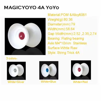 MAGICYOYO 4A T1 Súťaže YoYo gule Hračky POM plastové Guľôčkové 4A Offstring Trik YoYo gule na yoyo prehrávač