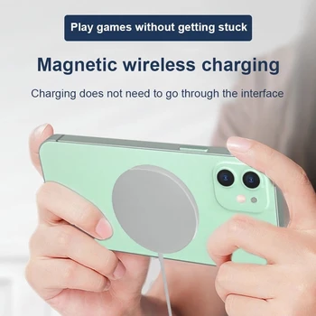 Magnetické 15W Bezdrôtová Nabíjačka Pre iPhone 12 Pro Max EÚ Plug Magsafing Nabíjačku Rýchle Nabíjanie Pad Pre Xiao Rýchle Bezdrôtové Nabíjanie