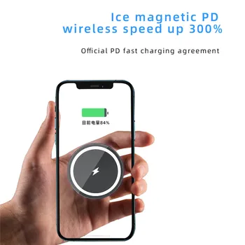 Magnetické Auto Nabíjačka, Držiak Telefónu Pre Magsafe iPhone 12 Pro ProMax Mini QI Bezdrôtové Nabíjanie Stanice Prieduch Tabuli Stojan