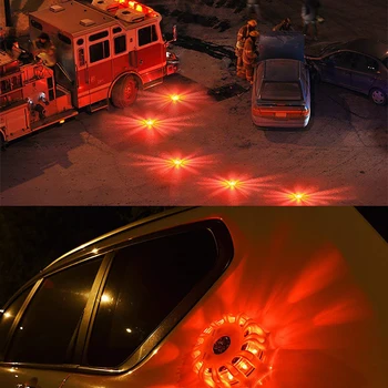 Magnetické LED Pohotovostné Policajné Auto Cestnej Svetlice Výstražné Svetlo Cestnej Maják Svietidlo Odolné Jasný Signál Lampa Auto Príslušenstvo