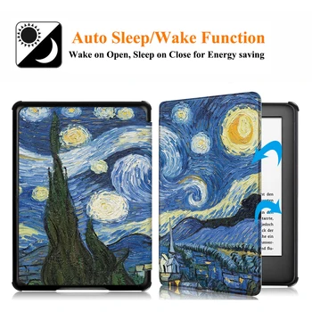 Magnetické puzdro Smart Cover Pre Amazon All-Nový Kindle 10. Generácie 2019 vydania SlimShell Pre Kindle 2019 Prípade Smart Prebudiť Spánok