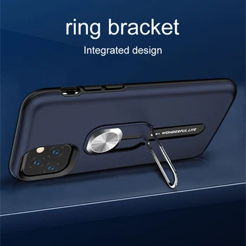 Magnetický Prsteň Stojan puzdro pre Iphone 11 Pro Max 7 8 6 6 Plus X XS MAX XR Anti-jeseň Ochranu Mobilného Telefónu Kryt Fundas