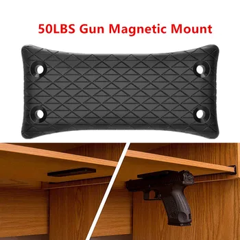 Magorui 50 libier Zbraň Magnet Mount Gumy Potiahnuté Hodí Zbrane Vzduchovky Pištoľ, Puška