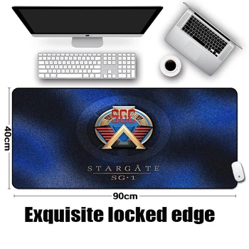 Mairuige TELEVÍZNEHO seriálu Stargate Zemi SG1 Logo Vzor Mousepad Myší Ma Pad Stôl písací Stôl Pc Počítač Mat Gaming Mousepad na Csgo Lol