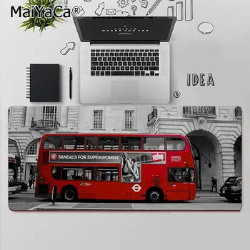 Maiyaca Vysokej Kvality London Bus Anglicko Prispôsobené notebook Herný podložka pod myš Doprava Zadarmo Veľké Podložku pod Myš, Klávesnica Mat