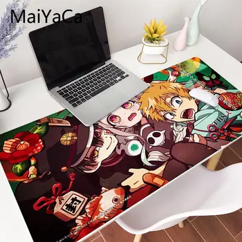 MaiYaCa Wc-viazané Hanako-kun Anime Mousepad XXL Podložka pod Myš Notebook Stôl Mat pc gamer completo pre lol/world of warcraft