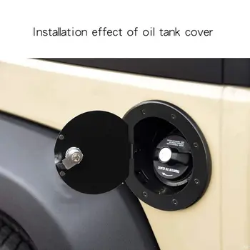 Majú zámok auto palivovej nádrže kryt pásov zámok Wrangler muž palivovej nádrže veko auto Retrofit montáž na 2007-2017 Jeep Wrangler pásu