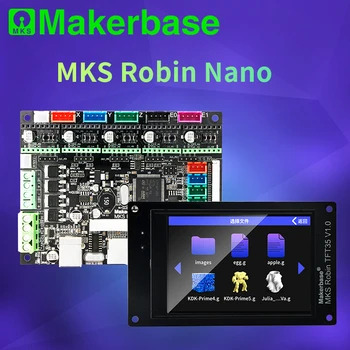 Makerbase MKS Robin Nano V1.2 32Bit Control Board 3D Tlačiarne diely podporu Marlin2.0 3.5 tft dotyková obrazovka náhľad Gcode