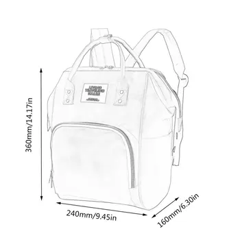 Maloobchod Múmiový taška Štýlový kórejská verzia taška lady Plienka taška Multi-funkčné matka a dieťa taška